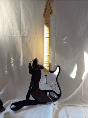 Nintendo Wii Rock Band Fender, Stratocaster Model 19091, Working, No Dongle